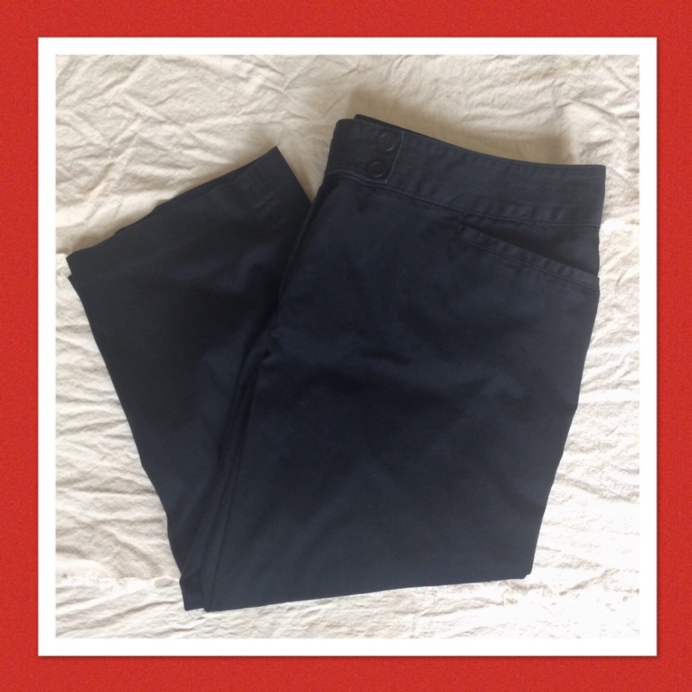 ❣️2/$20❣️ Lane Bryant Black Capris
